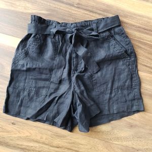 Linen Paperbag Shorts